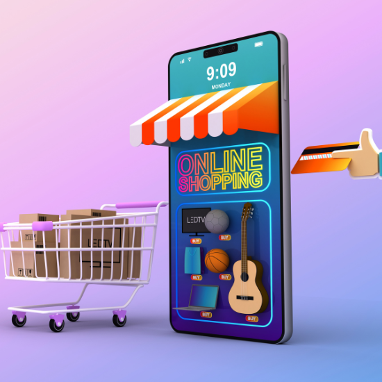 Online Shopping über das Handy - kein Problem solange der Warenkorb funktioniert